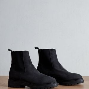Black Chelsea Brooklyn Lug Boots